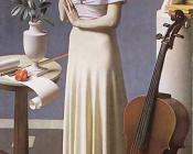 Portrait of a Young Woman - 弗雷德里克·高兰·霍普金斯